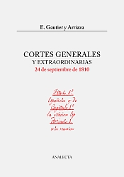 Portada: Gautier, Cortes Generales y Extraordinarias